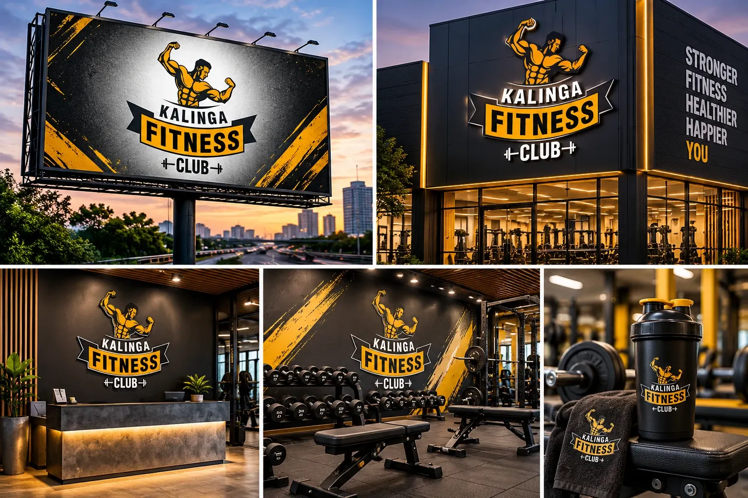 Kalinga Fitness Club Logo Design