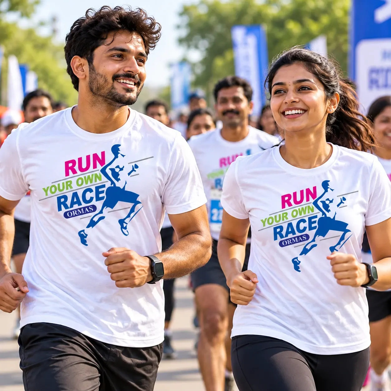 Run your Own Race Logo Design